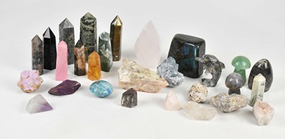 Lot 1191 - NATURAL HISTORY; a collection of minerals,...