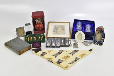 Lot 1136 - GOLFING INTEREST; a collection of items...