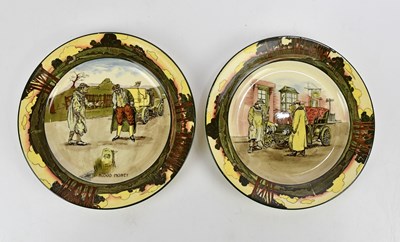 Lot 576 - ROYAL DOULTON; two Series Ware plates...