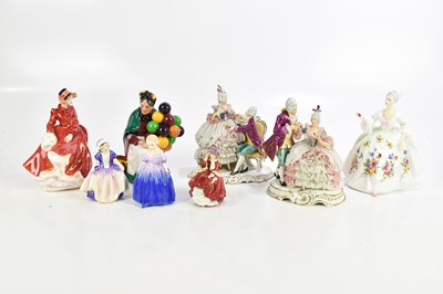 Lot 818 - ROYAL DOULTON; six figures comprising HN3207...