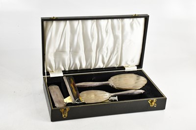 Lot 118 - W I BROADWAY; a cased Elizabeth II hallmarked...