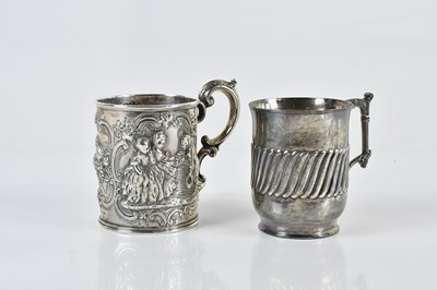 Lot 432 - JAMES REID & Co; a Victorian hallmarked silver...