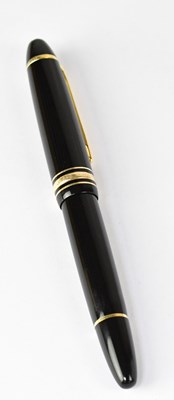 Lot 550 - MONTBLANC; a black Meisterstück fountain pen...