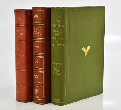 Lot 105 - NIMROD, MEMOIRS OF THE LIFE OF JOHN MYTTON ESQ...