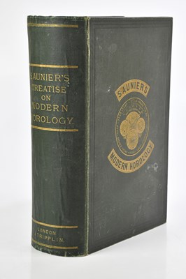 Lot 325 - SAUNIER (C), TREATISE ON MODERN HOROLOGY IN...