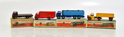 Lot 722 - DINKY SUPERTOYS; four boxed models comprising...