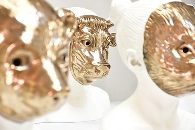 Lot 1 - CHARMING BAKER (b.1964); a set of nine (white)...