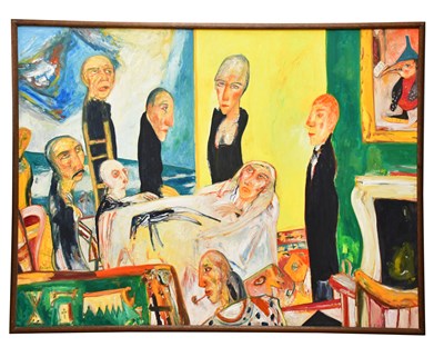 Lot 197 - JOHN BELLANY CBE RA (1942-2013); oil on canvas,...