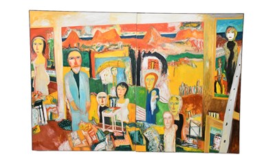 Lot 194 - JOHN BELLANY CBE RA (1942-2013); oil on canvas,...