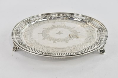 Lot 215 - MARTIN, HALL & CO; a Victorian hallmarked...