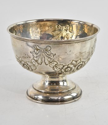 Lot 430 - An Edward VII hallmarked silver footed bowl,...