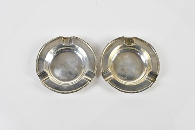 Lot 259 - WALKER & HALL; a pair of George V hallmarked...