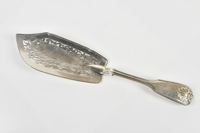 Lot 347 - A Victorian hallmarked silver fish server,...