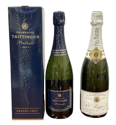 Lot 152 - CHAMPAGNE; a cased bottle of Taittinger...