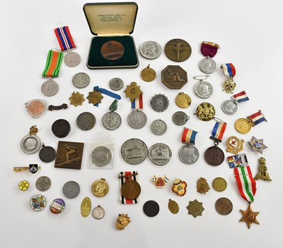 Lot 1286 - A WWII medal trio comprising The Defence Medal,...