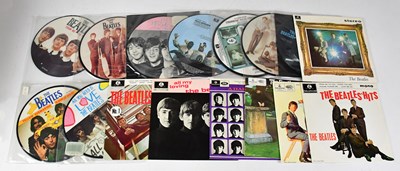 Lot 211 - THE BEATLES; fifteen singles, to include 'All...