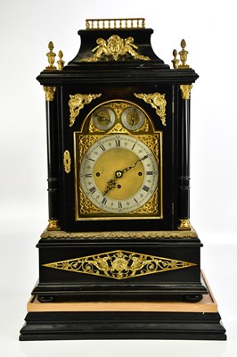 Lot 684 - A very large late 19th century ebonised eight...