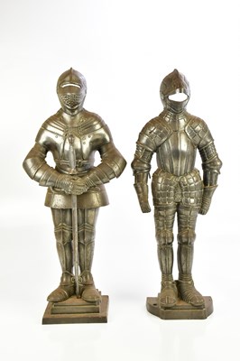 Lot 511 - HARRY BANKS FOR NESTORl; a pair of cast iron...