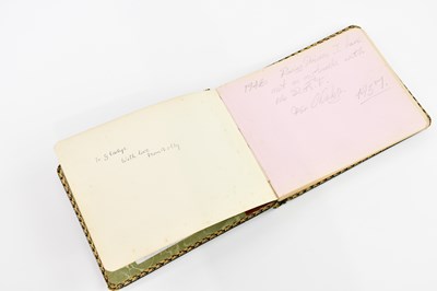 Lot 1006 - FORMULA ONE (F1) INTEREST; a leather autograph...