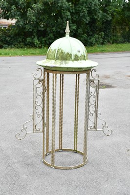 Lot 283 - A large decorative garden lantern of domed...