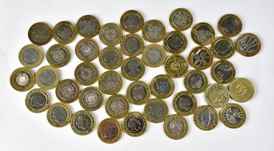 Lot 740 - A collection of forty-four £2 coins,...