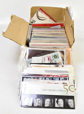 Lot 819 - GB; c.270 presentation packs from 1980s to early 2000s in cardboard box.