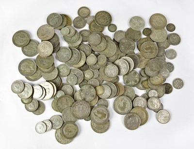 Lot 738 - A collection of UK half-silver coinage.