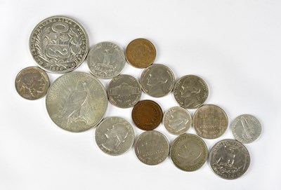 Lot 751 - A quantity of mostly US coinage, including a...