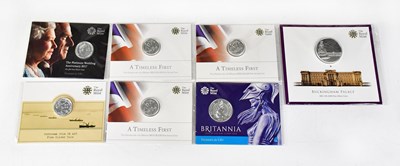 Lot 775 - THE ROYAL MINT; seven silver proof coins,...