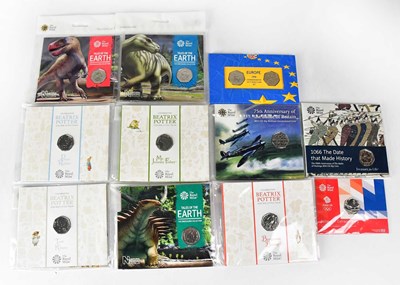 Lot 760 - THE ROYAL MINT; a collection of 50p coin packs...