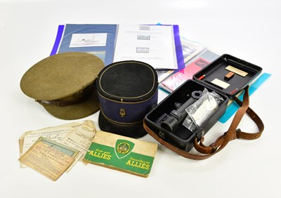 Lot 1204 - A collection of military ephemera and...