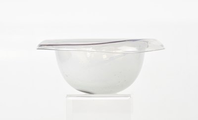 Lot 536 - JOHN DITCHFIELD FOR GLASFORM; a milky glass...