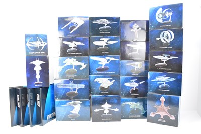 Lot 304 - STAR TREK; twenty-two large spaceship models...