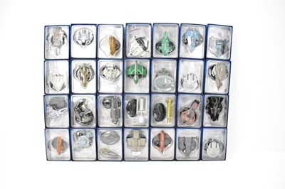 Lot 305 - STAR TREK; seventy-two small spaceship models...