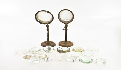 Lot 380 - Two 19th century magnifying glasses both on...