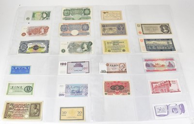 Lot 747 - A collection of world banknotes to include US...