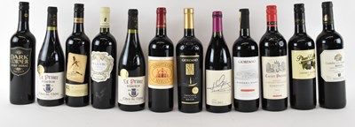 Lot 169 - RED WINE; twelve bottles including 2016...