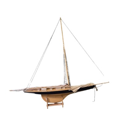 Lot 360 - A modern scratchbuilt model sailing vessel on...