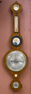 Lot 2607 - J MAYER HOLBORN; a 19th century mahogany wheel...