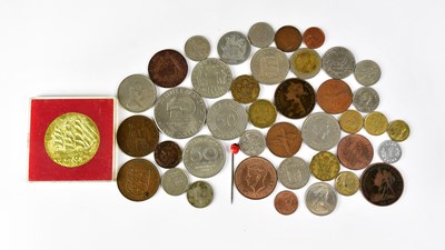 Lot 737 - A collection of mixed pre-decimal UK coinage,...