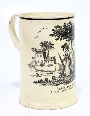 Lot 601 - An early 19th century creamware 'Jack on a...