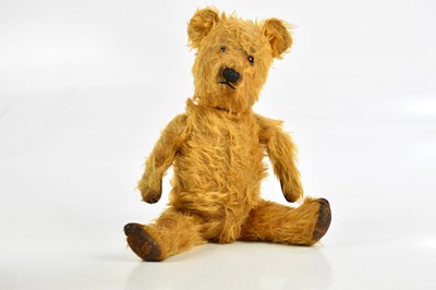 Lot 960 - A vintage teddy bear, height 38cm.