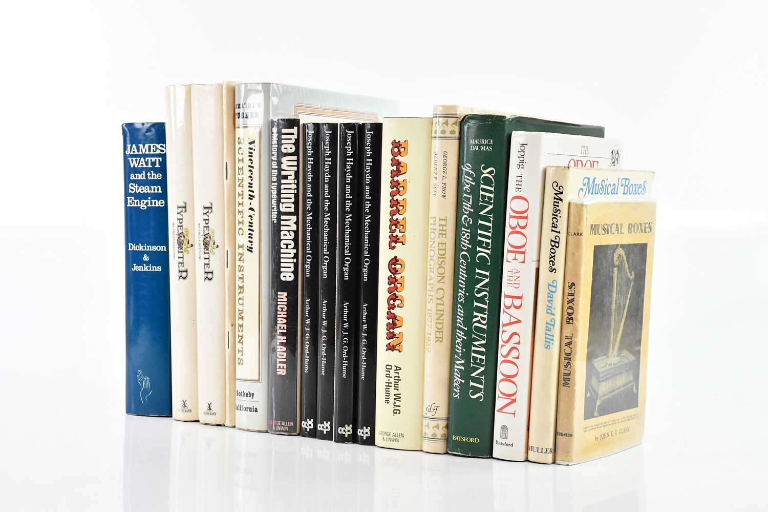 Lot 337 - A collection of books on cameras, musical...