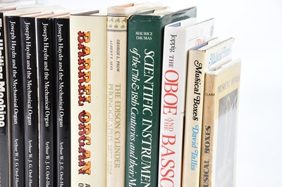 Lot 337 - A collection of books on cameras, musical...