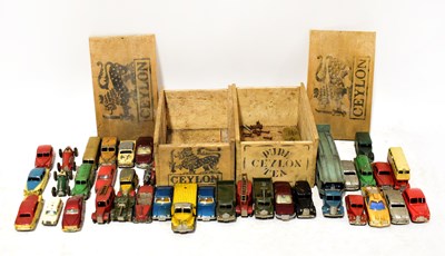 Lot 261 - DINKY; a small quantity of playworn scale...