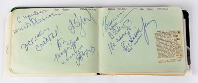 Lot 291 - A well-stocked autograph album containing...