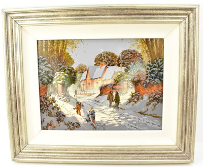 Lot 229 - R TELFORD (20th century modern); oil on board,...