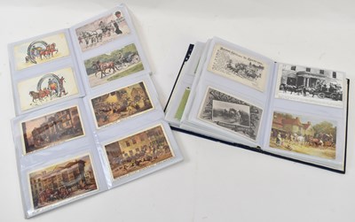 Lot 334 - POSTCARDS; a collection of postcards of...