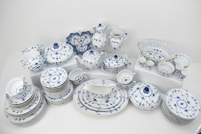 Lot 517 - ROYAL COPENHAGEN; a seventy-five piece dinner...