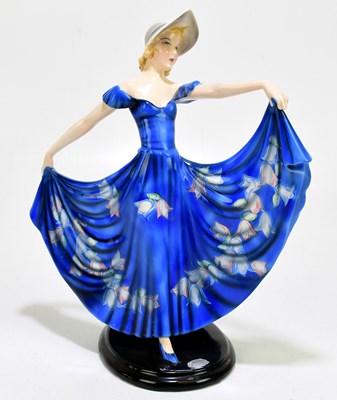 Lot 255 - GOLDSCHEIDER; an Art Deco ceramic figure of a...